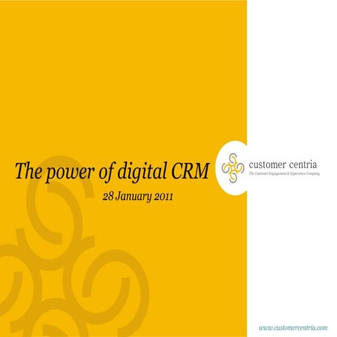 The power of digital CRM