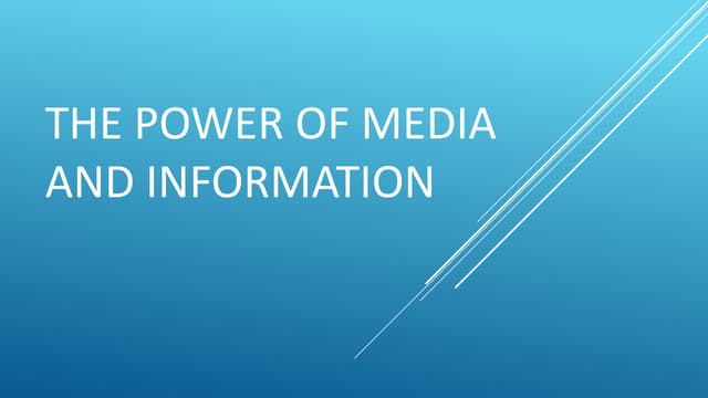 POWER OF MEDIA AND INFORMATION.pptx