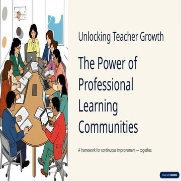 Unlocking Teacher Growth Through Professional Learning Communities: A ...
