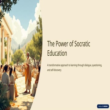 Power of Socratic Education: Advantages and Benefits | PPTX