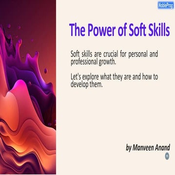 The .Power of soft skils despcrition and