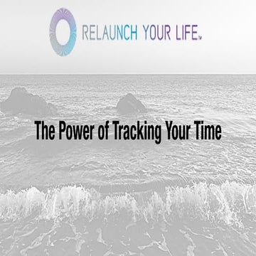 The Power of Tracking Your Time