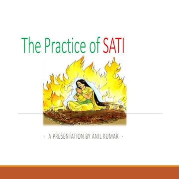 The practice of sati | PPT