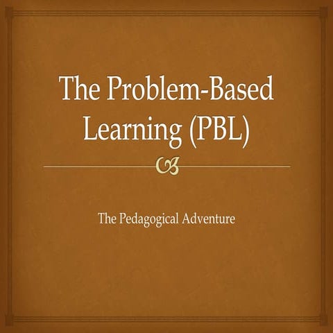 The problem-based-learning | PPT
