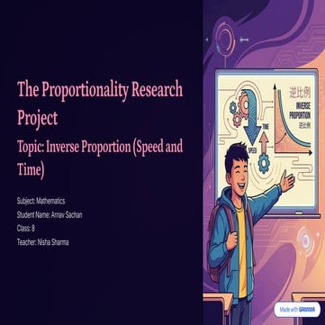 Presentation on inverse proportion | PPT