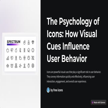 The Psychology of Icons: How Visual Cues Influence User Behavior