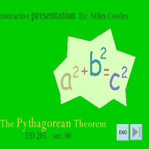 The Pythagorean Theorem