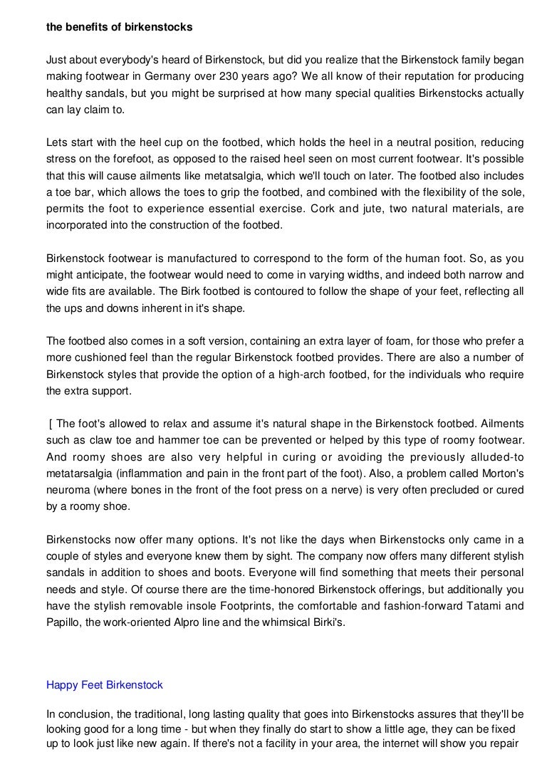 cushioned birkenstocks