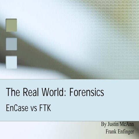 The Real World Forensics