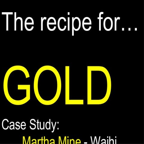 The Recipe For Gold