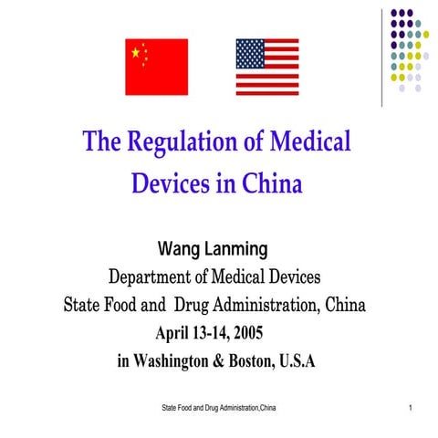The Regulation Of Medical Device In China | PDF