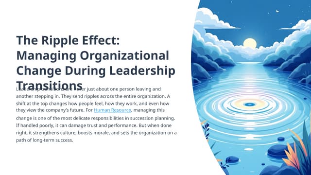 The Economic Ripple Effect of Leadership Instability The Economic Ripple Effect of Leadership Instability