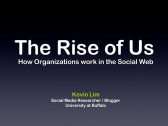 The Rise Of Us (on Collective Intelligence)