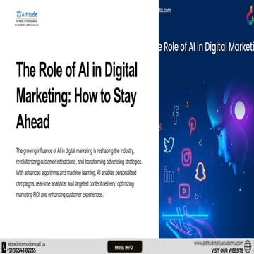 The Role of AI in Digital Marketing - Leadcrew | PDF