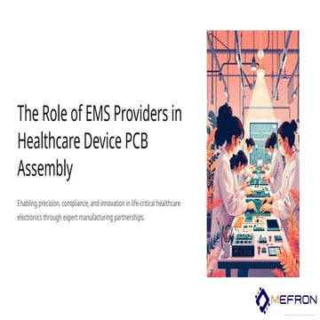 The Critical Role of EMS Providers in Healthcare Device PCB Assembly.pptx