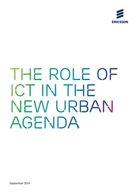 The role of ICT in the new urban agenda