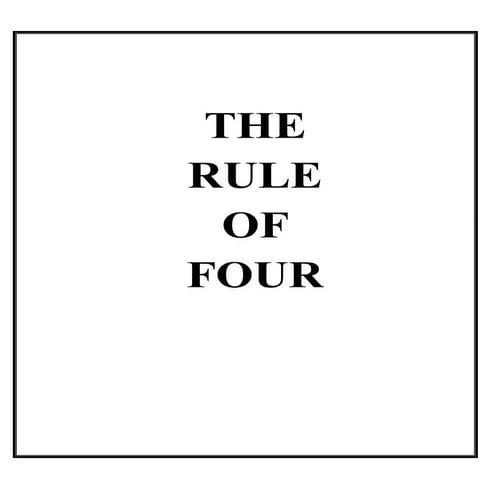 The rule of four (poems by Cyrus A. Diaz ) | DOCX