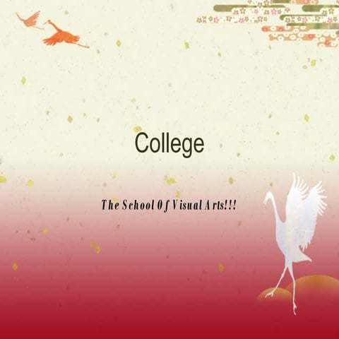 The School Of Visual Arts Ppt 