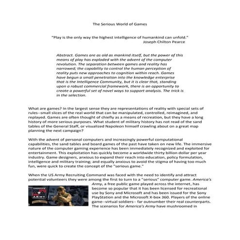 The  Serious  World Of  Games 2 0 (2)