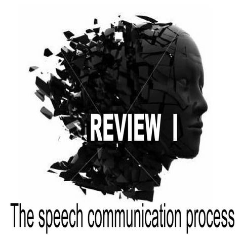 The Speech Communication Process