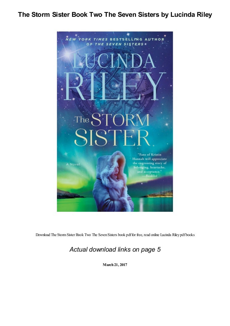 The Storm Sister Book Two The Seven Sisters By Lucinda Riley Pdf