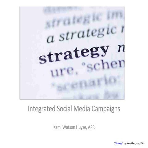 The Strategist and Social Media
