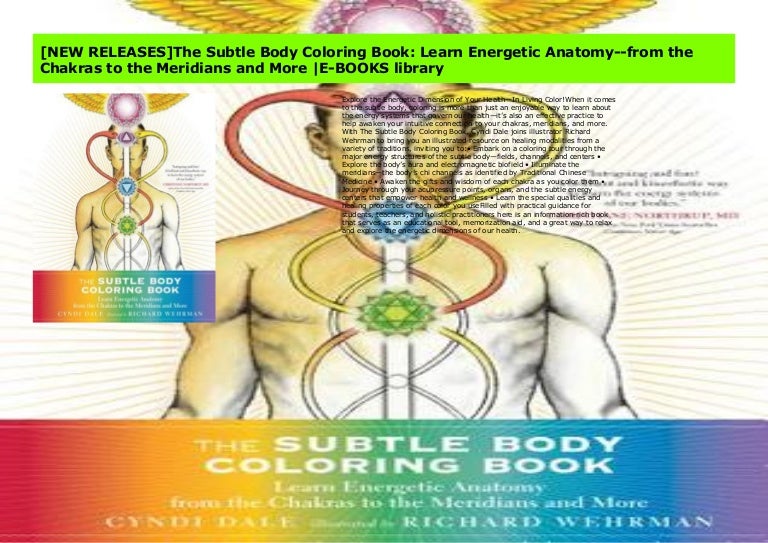 [NEW RELEASES]The Subtle Body Coloring Book Learn Energetic Anatomy…