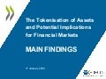The Tokenisation of Assets and Potential Implications for Financial Markets