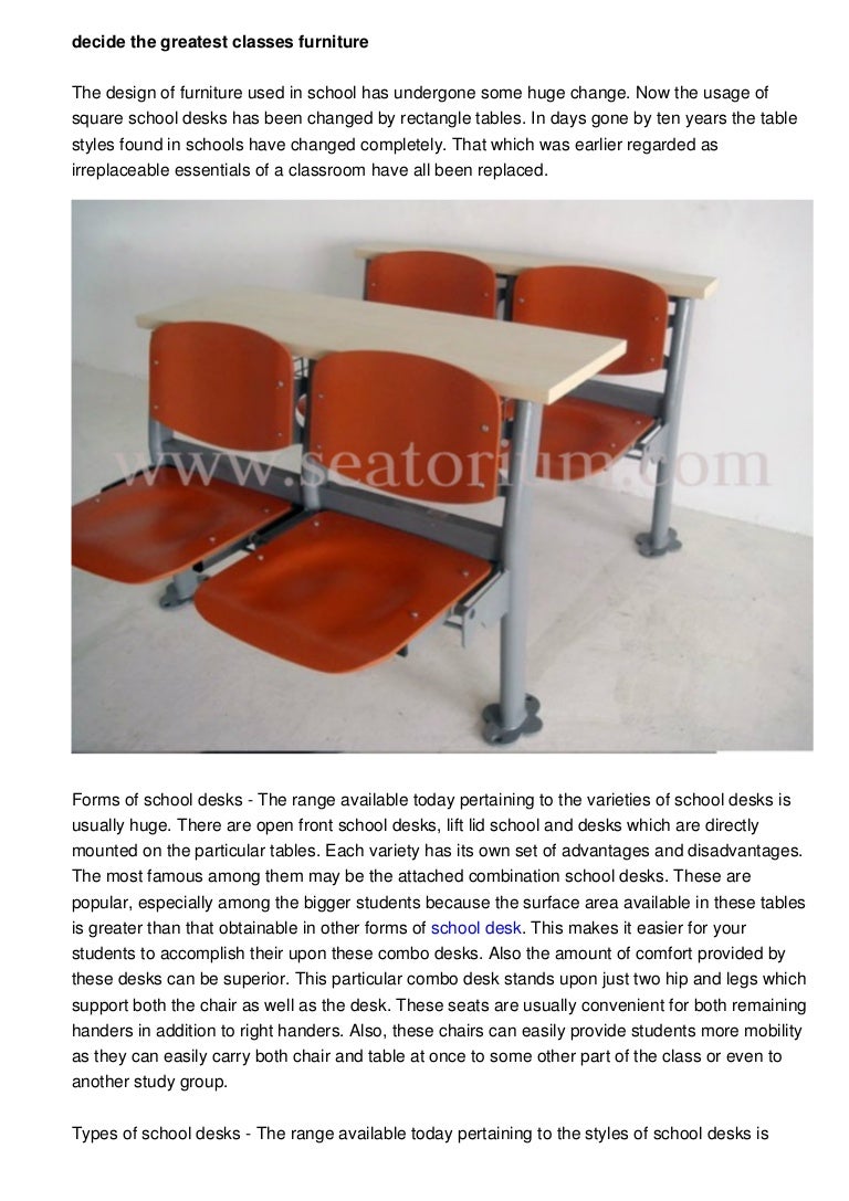 Ergonomic College Desks Would Be The Ideal School Desks For College S