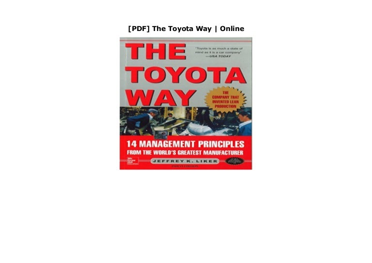 The toyota way