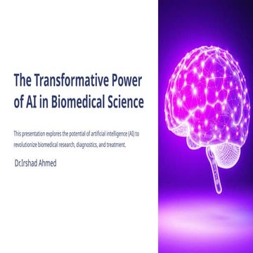 The Transformative Power of AI in Biomedical Science