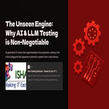 The Unseen Engine: Why AI & LLM Testing is Non-Negotiable | PDF