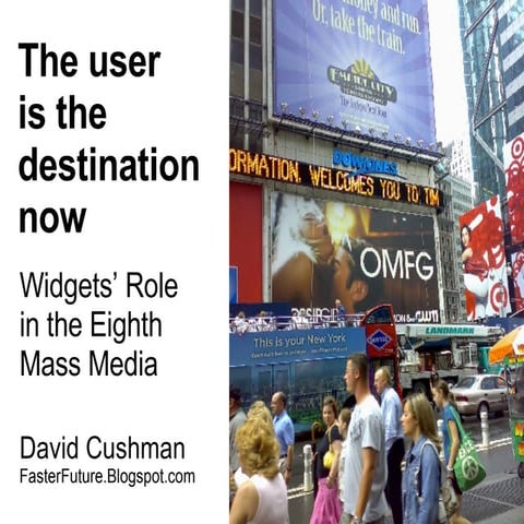 The User Is The Destination Now