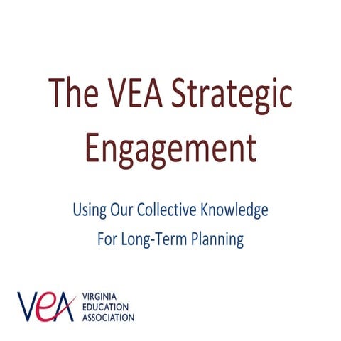 VEA Reorganization Plan