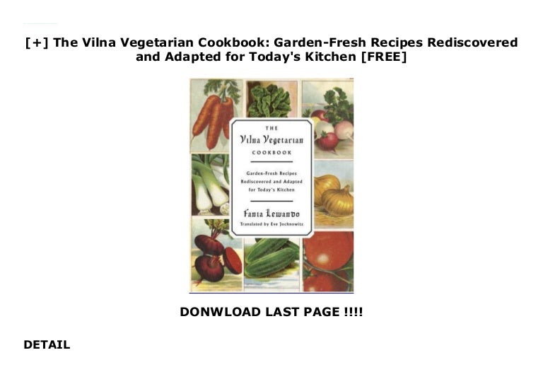 vilna vegetarian cookbook