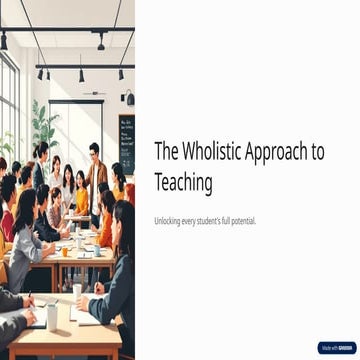 The Wholistic Approach to Teaching: Unlocking Every Student's Full ...