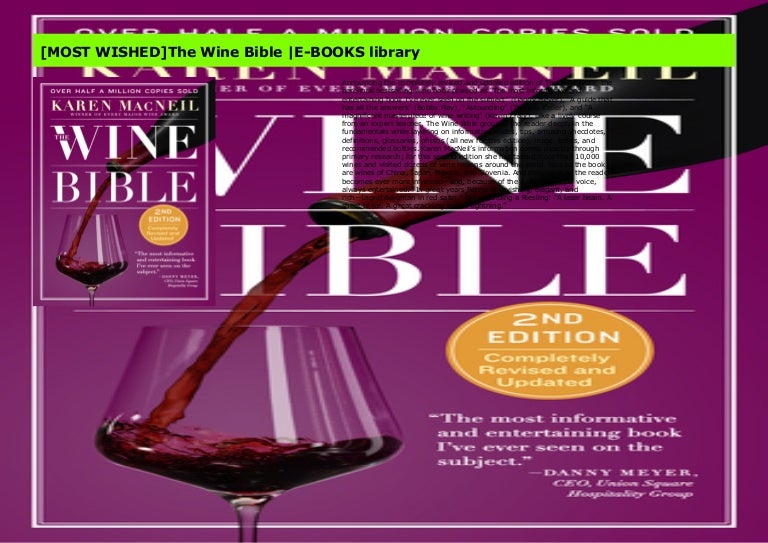 The wine bible 3rd edition proofnsa