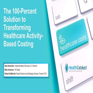 The 100-Percent Solution to Improving Healthcare’s Operating Margins