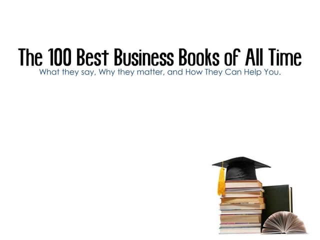The 100 Best Business Books Of All Time