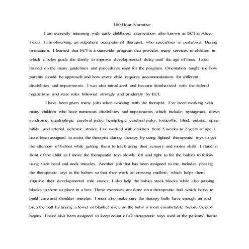 The 100 hour narrative harley