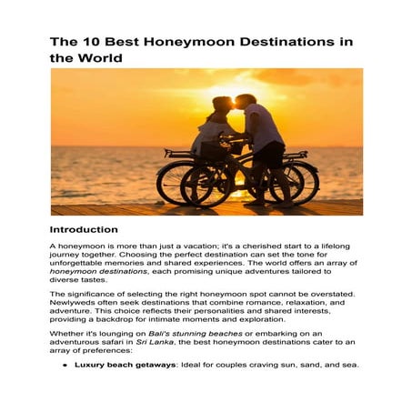 The 10 Best Honeymoon Destinations in the World.pdf