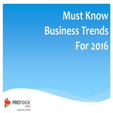 The 10 Must Know Business Trends For 2016