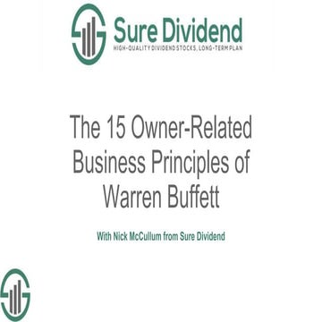 The 15 Owner-Related Business Principles of Warren Buffett