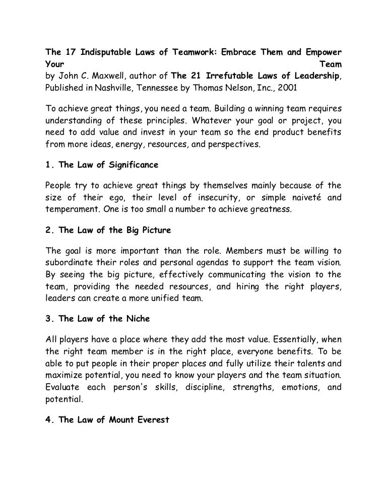 Laws Laws