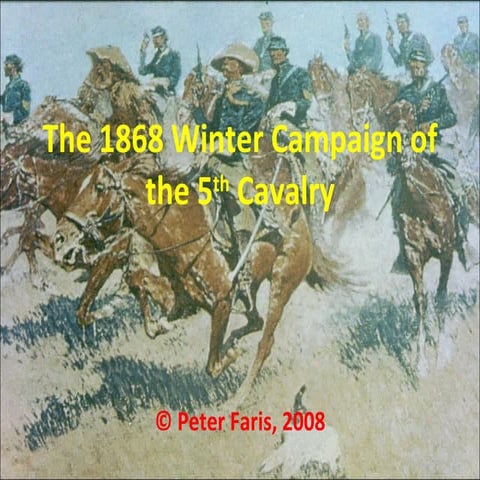 The 1868 winter campaign of the 5th cavalry