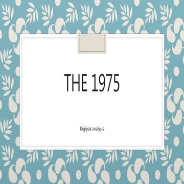 The 1975 analysis
