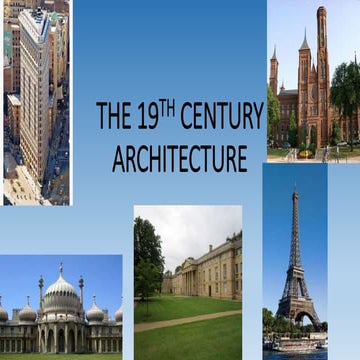 The 19 th century architecture