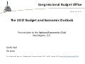 The 2017 Budget and Economic Outlook