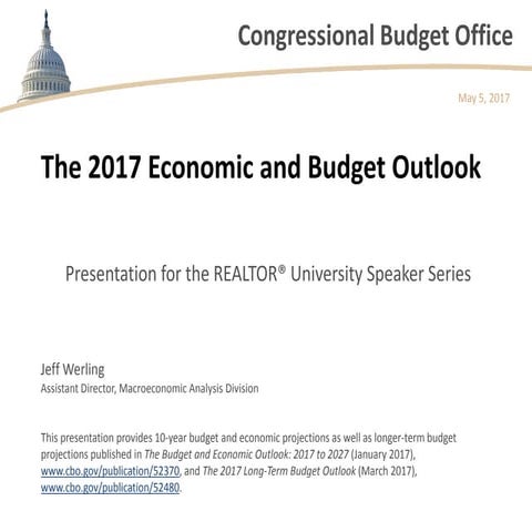 The 2017 Budget and Economic Outlook