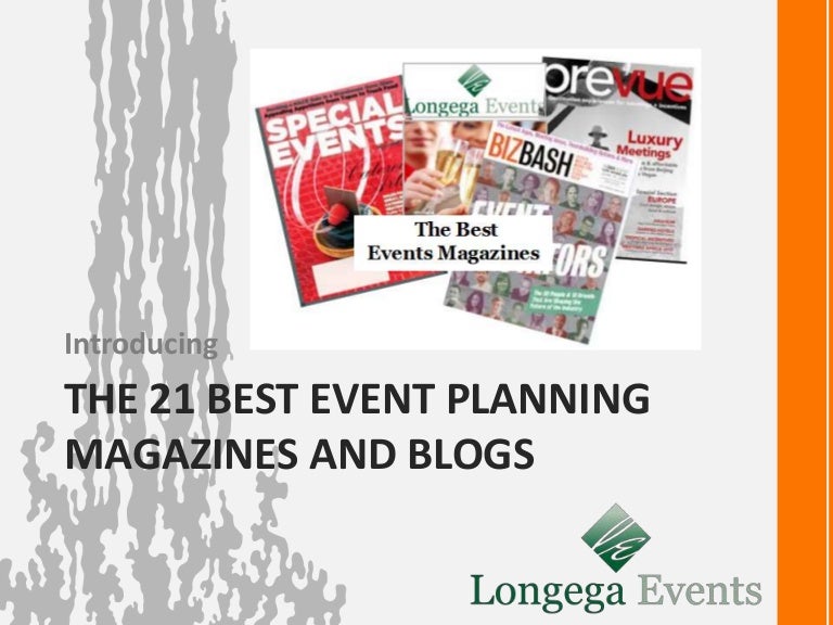 The 21 Best Event Planning Magazines and Blogs